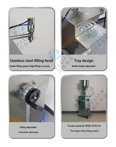 高品質バレルジャムデスクトップキャッピングマニュアル化粧品サンクリーム充填機 - Product Image 5