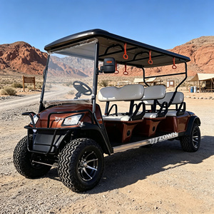 Véhicule de golf électrique zown en vente directe d'usine, moteur AC 48V 5KW, panneau solaire, longue autonomie, pneus tout-terrain de luxe, certifié CE, pour parc - Product Image 1