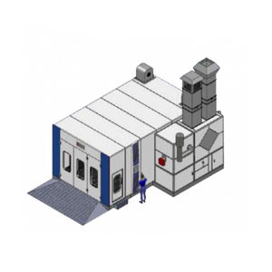 Eco-way Auto Car Spray pintura secado horno <span class=keywords><strong>calentador</strong></span> cortina de agua al aire libre automotriz pintura en aerosol cabina - Product Image 4