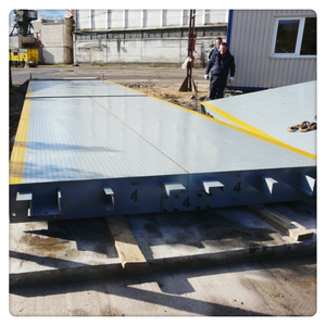 3x18m 60 Tonnen 80 Tonnen 100 Tonnen elektronische Grube und Pitless Weigh bridge Fahrzeug-LKW-Waage Gewicht Brücken waage - Product Image 1