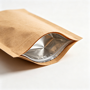 ถุงซิปล็อคกระดาษคราฟท์แบบตั้งได้สำหรับบรรจุภัณฑ์อาหาร - Product Image 2