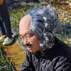 Wit's Fun Perruque blanche pour cheveux bouclés Balhead Wover (S15320661) - Product Image 1