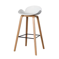 JP moderne Simple chaise de Bar luxe lumière PVC réglable extérieur Restaurant utilisation petit appartement tabouret haut réception café