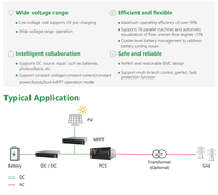 Convertisseur DC-DC bidirectionnel 100 kW pour système de stockage d'énergie par batterie pour micro-réseau, intégration au bus CC