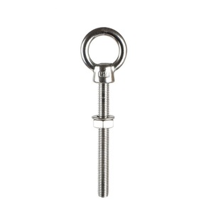Perno de ojo de acero inoxidable 316 JIS1169 con tuerca, cabeza redonda, tornillo de extensión para elevación y bloqueo - Product Image 5
