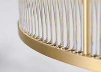 Lustre suspendu en cristal à LED avec cadre en cuivre, style moderne de qualité, décoration de salle à manger, décoration intérieure personnalisée