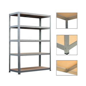 ชั้นวางของเหล็กปรับระดับได้ 5 ชั้น สำหรับโรงรถ รับน้ำหนักได้มาก - Product Image 4