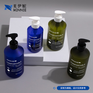 Minnie Comfortable 500ml Shampoo <b>Bottle</b> With <b>Pump</b> For Wash And Care Packaging - Product Image 3