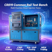 Máquina de Prueba de Inyección de Combustible Diésel CR819 Todo en Uno, Banco de Pruebas para Sistemas Common Rail, Compatible con CRI, CRP, EUI, EUP, HEUI