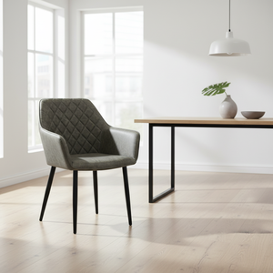 Sedie <span class=keywords><strong>da</strong></span> <span class=keywords><strong>Pranzo</strong></span> Minimaliste in Metallo e Pelle per Ristoranti e Hotel di Lusso Moderni - Product Image 4