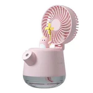 Universal and convenient desktop water cooling shutter water curtain exhaust fan three-in-one low-noise air-conditioning fan