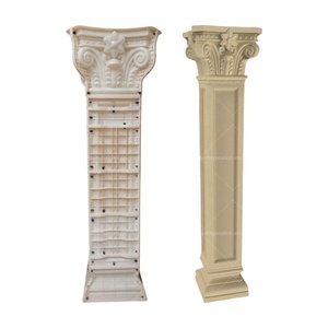 Vente directe usine : Moules en plastique pour piliers romains en béton, colonnes romaines carrées pour sculpture réglable et décorative - Product Image 2