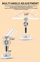Lampu meja LED dua kepala 3-in-1, dengan pelindung mata dapat diredupkan, dioperasikan baterai untuk penggunaan RV rumah, Hotel, mobil, luar ruangan