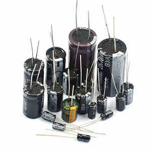 Kit surtido de condensadores electrolíticos, 1uF-2200uF, 25V/50V, 25Valuesx5Pcs, 125 Uds. - Product Image 1