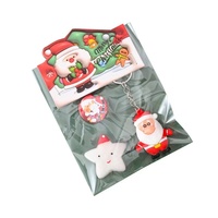 Coffret Cadeau de Noël Surprise 3 Pièces Assortiment Aléatoire Incluant Jouet, Broche, Porte-clés, Idéal pour Chaussette de Noël et Cadeau de Fête