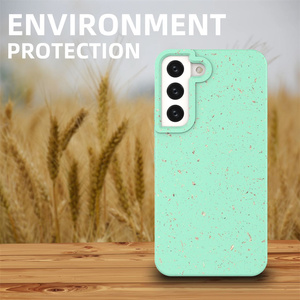 Custodia per cellulare completamente biodegradabile per <span class=keywords><strong>Smartphone</strong></span> con paglia di grano ecologica per piante naturali per Cover <span class=keywords><strong>Samsung</strong></span> Galaxy S22 - Product Image 5