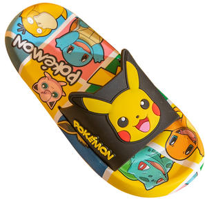 Pantoufles de maison d'été Lovely Cartoon Pokemoned Pika Slipper Beach Travel Sandals Anti-Odor PVC Kids Shoes Wholesale Slippers - Product Image 6