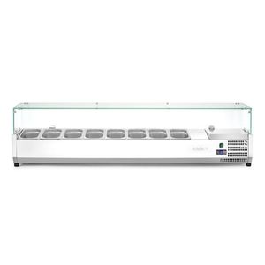 อุปกรณ์ทำความเย็นสำหรับครัวเชิงพาณิชย์ Arktic 8x GN 1/4 รุ่น 230V/180W ขนาด 1805x335x(H)460 มม. ตู้แช่โชว์สินค้าแบบแช่เย็น - Product Image 1