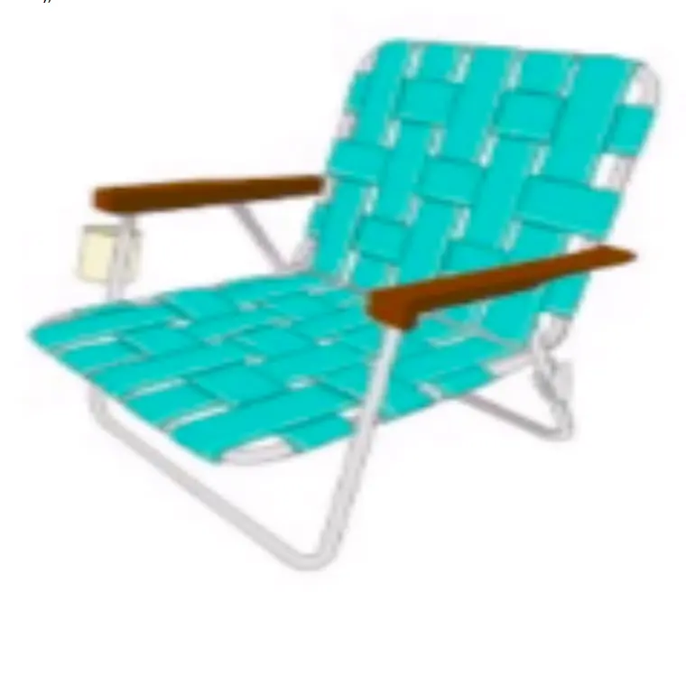 Cadeira de praia portátil de alumínio e PP, com correias dobráveis e leves para acampamento, uso personalizado ao ar livre por atacado