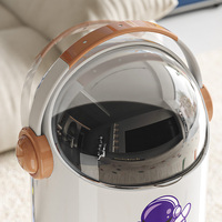 Poubelle en plastique de 13 L, design créatif et mignon, pour chambre d'enfant, cuisine, décoration de la maison