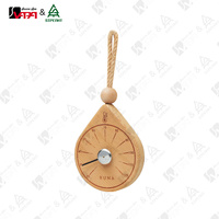 Vapasauna WT002 Termometer-Higrometer Kayu Solid Modern - Pengukur Suasana Sauna Profesional untuk Penggunaan di Villa