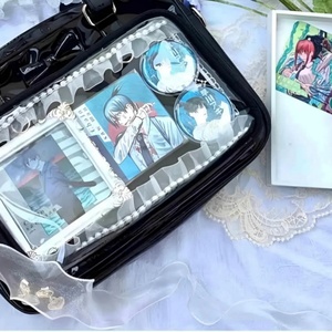 Elegant Style White Gold Embroidery Photo Frame Pin Display Shoulder Fashion Handbag <b>Custom</b> <b>Doll</b> Ita Bag - Product Image 2