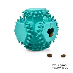 Petstar İnteraktif Fetch atmak Molar diş sağlık dayanıklı kauçuk çiğnemek kaçağı gıda tedavi Pet köpek oyuncak