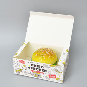 กล่องกระดาษบรรจุภัณฑ์อาหารจานด่วนแบบกำหนดเองสำหรับขายส่ง อาหารนำกลับบ้าน ไก่ทอดแบบฝรั่งเศส ไก่เน็ตติ้ง ปีกไก่ อาหารกลางวันแบบซื้อกลับบ้าน - Product Image 5