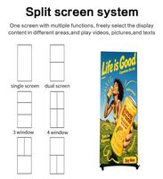 2024 vendita calda personalizzabile Poster a colori interni Display a LED P2 P2.5 piano in piedi schermo digitale SDK Poster schermo a LED