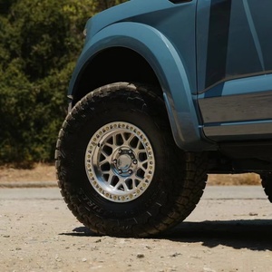Rines Personalizados Beadlock de 17 y 18 Pulgadas, 6x139.7, 6x165.1, 5x120, para Camionetas, SUV, 4x4, Rines Forjados para Autos de Carreras, para Jeep Wrangler, Ford Pardo - Product Image 1