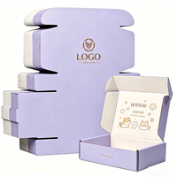 Boîte en carton ondulé écologique sur mesure avec logo imprimé, boîte d'expédition pour emballage, boîte cadeau durable