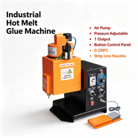 Machine à colle thermofusible anti-corrosion et résistante à l'usure, dosage fixe, évite la goutte à goutte et la rupture de la colle pour la scellure des cartons