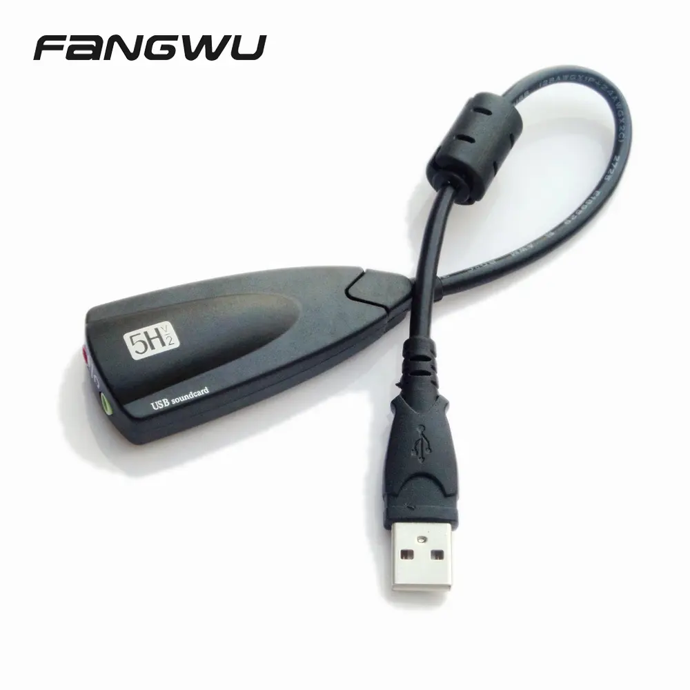 Hot Selling Portable External USB Sound Card For Laptop PC