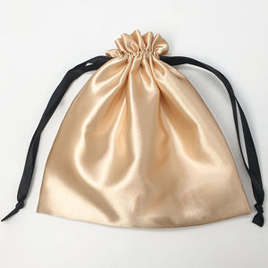 40*30 bolsas de regalo de satén suave de lujo para ropa bolsa de cordón dorado bolsa de cordón de seda satinada para regalo - Product Image 6