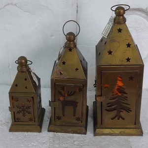 Accesorios de decoración nórdica para el hogar, candelabro de Metal con cono dorado de latón moderno de lujo - Product Image 2