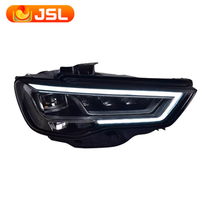Luces de Coche para <span class=keywords><strong>Audi</strong></span> <span class=keywords><strong>A3</strong></span>, Lente de Proyector de Faro 2013-2016, Luz de Señal Dinámica, Faros LED, Luces Diurnas, Accesorios Automotrices - Product Image 3