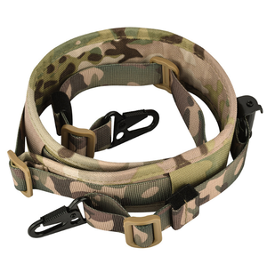 Sangle de fusil en nylon DF MK2, sangle tactique multifonctionnelle, sangle d'épaule modulaire réglable avec rembourrage et clip - Product Image 2