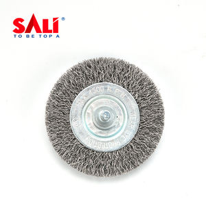 <span class=keywords><strong>Brosse</strong></span> métallique en acier trempé à tige de 40 mm (1,5 pouce) pour usage industriel OEM, certifiée ISO9001, garantie 3 ans, pour le nettoyage des jantes de <span class=keywords><strong>perceuse</strong></span> et la suppression de la rouille - Product Image 4