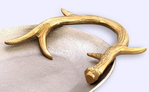 ถาดเสิร์ฟอลูมิเนียมเคลือบสีเงินถาดโลหะหรูหราสำหรับโต๊ะอาหารและร้านอาหาร - Product Image 3