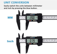 Micrometer Measuring Tool 0-150mm 150mm 6 Inch LCD Digital Electronic Vernier Caliper Gauge