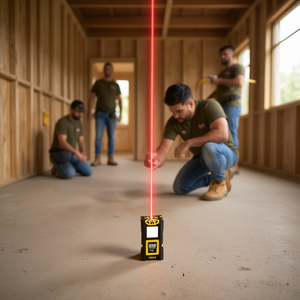 Télémètre laser SLM100 100M avec faisceau rouge pour utilisation intérieure et extérieure - Product Image 3