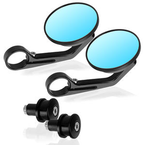 Rétroviseurs latéraux en aluminium de 7/8 pouces pour motos et scooters, rétroviseurs Cafe Racer Cafe Racer - Product Image 3