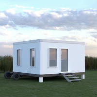 Mini maisons modulaires de luxe en conteneur petites villas préfabriquées bon marché à vendre en acier et panneau sandwich