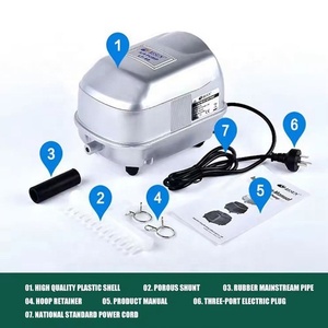 Pompe à air silencieuse pour aquarium Lp <span class=keywords><strong>100</strong></span> 200, pompe à oxygène pour bassin, aérateur pour accessoires d'aquariums - Product Image 6