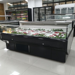 Enfriador de Carne Fresca Comercial con Puerta de Vidrio Transparente, Refrigerador de Exhibición para Delicatessen, Eléctrico - Product Image 4