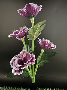 Lámpara de jardín de fibra óptica cambiante Multicolor de energía Solar IP65 Flor de peonía Artificial iluminación decorativa paisaje Acción de Gracias - Product Image 4