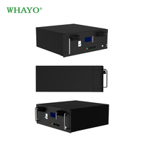 Batterie de stockage LiFePO4 Whayo 51,2 V 200 Ah montée sur rack avec 6000 cycles, conforme UN38.3, et compatible Deye/Solis/Growatt