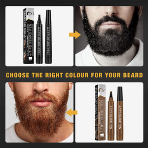 Produits chauds Barbe Moustache Mâle Barbe Stylo De Remplissage Noir <span class=keywords><strong>Crayon</strong></span> De Remplissage Plus Plein Barbe Stylo De Remplissage Cadeaux De Noël - Product Image 4