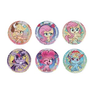 Venta caliente personalizado My Little <span class=keywords><strong>Pon</strong></span>. Y Rainbow Dash Cute Fan Merchandise Buzzy <span class=keywords><strong>Pin</strong></span> de esmalte de metal con insignia de acabado láser - Product Image 2