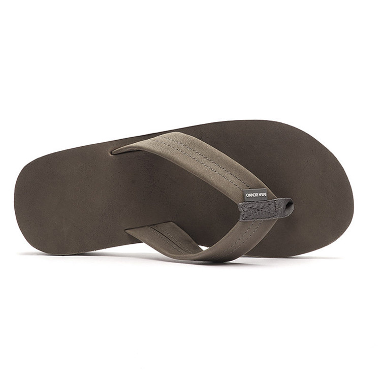 High Quality Printing Beach Sandals Flip-flops PU Antislip Sole Men Slippers Sandals China Flip Flops